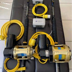 2 Shimano Tiagra with LP Electric Motors and rods