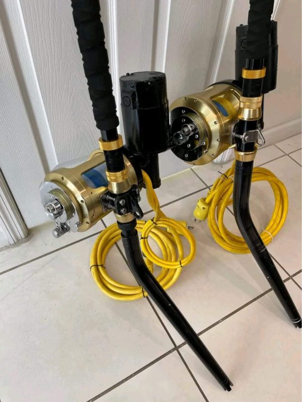 2 Shimano Tiagra with LP Electric Motors and rods - Image 4