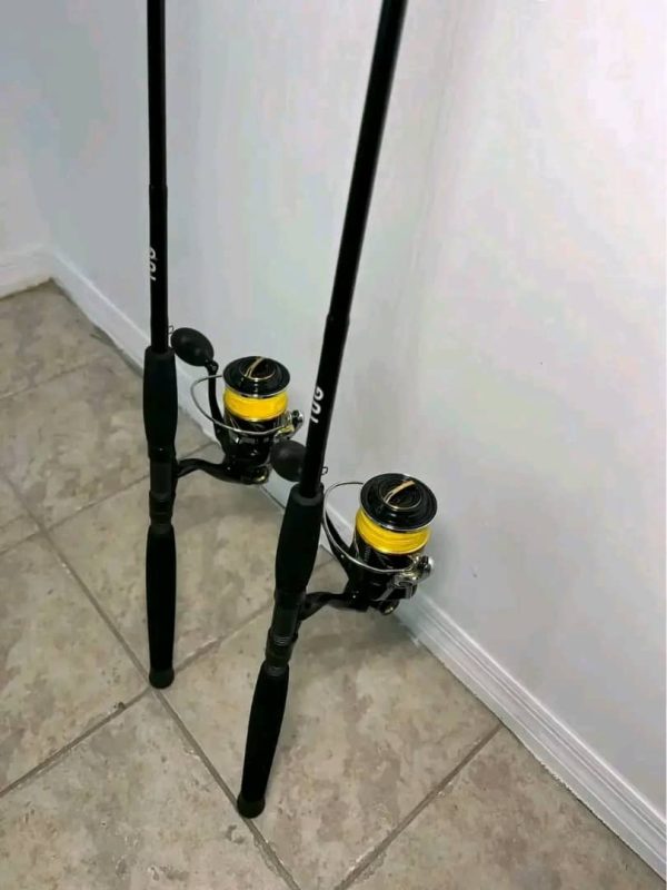 2 Shimano Stella 14k on Custom Calsar rods with Fuji guides - Image 2