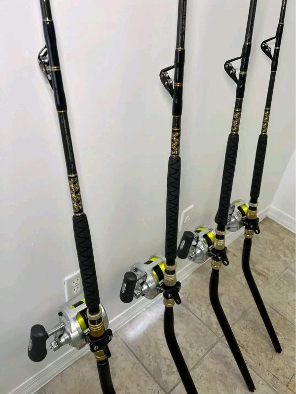 Shimano Talica 50II 2 speed reels with rods - Image 4