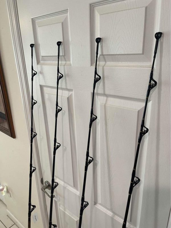 4 Shimano Talica 25II 2 speed reels and rods - Image 4